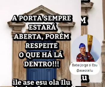 Há muito tempo, sempre ouvimos dizer que, o candomblé é a casa de todos e que acolhe a todos sem destinação.